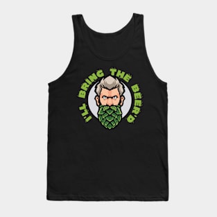 I'll bring the beerd - beerd Hopster (on dark colors) Tank Top